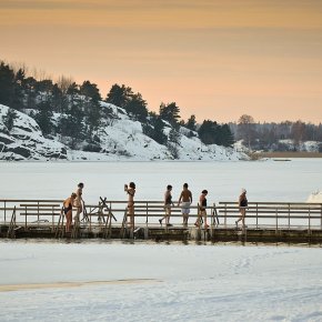 Video: Ice Swimming in&nbsp;Finland